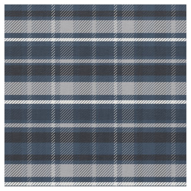 Tela Clan Macneil Blue Scottish (De cerca)