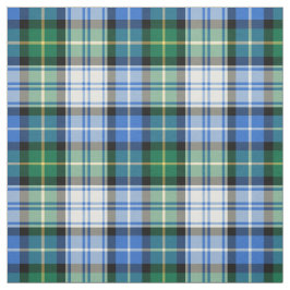 Tela Clan MacNeil Vestido Tartán Blue y Green Plaid