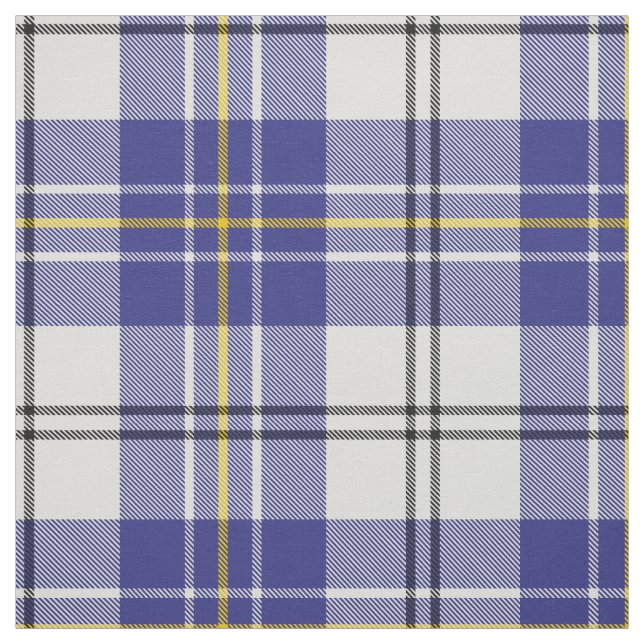 Tela Clan MacPherson Blue Dress Tartan Fabric (Retal)