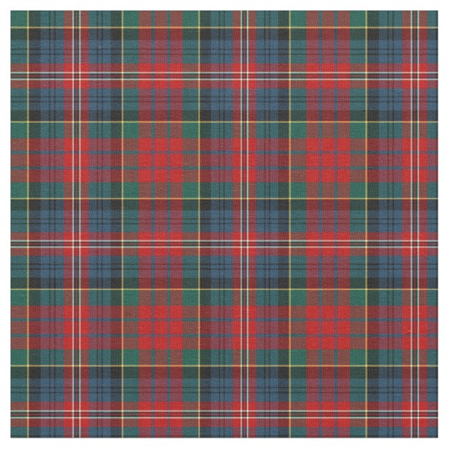 Tela Clan MacPherson Tartan (De cerca)