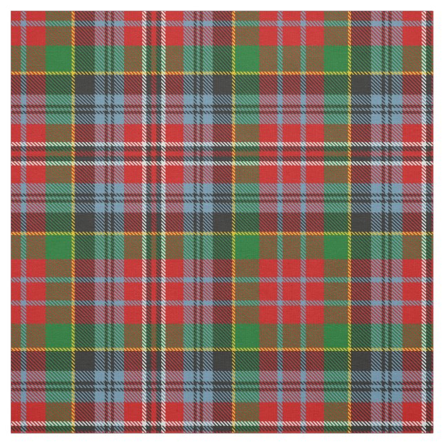 Tela Clan MacPherson Tartan Fabric (Retal)
