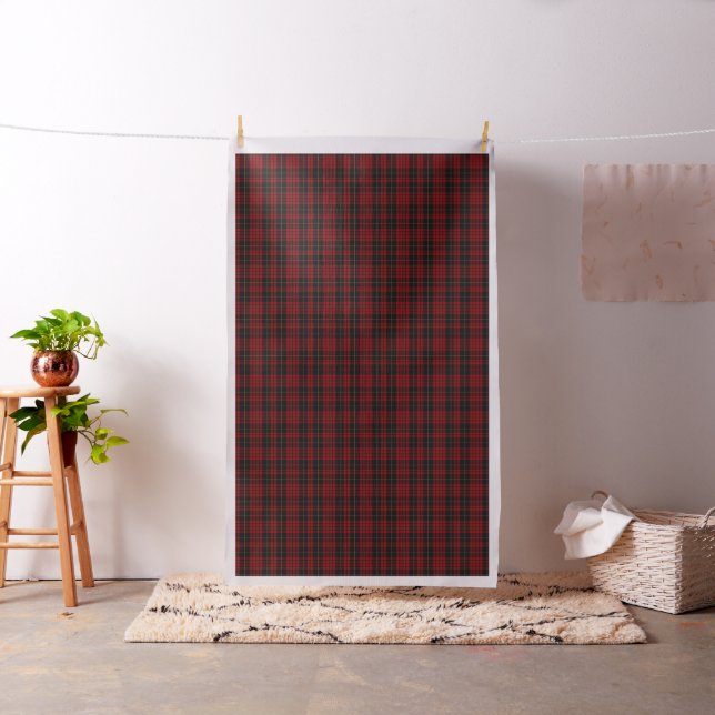 Tela Clan MacQueen Tartan Plaid Fabric (In Situ)
