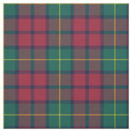 Tela Clan McCarthy Tartan Green y Red Plaid