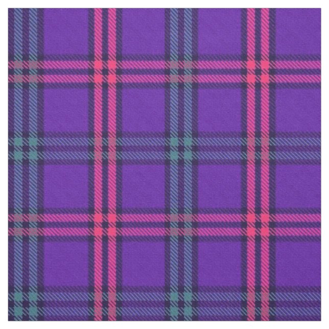 Tela Clan Montgomery Tartan Plaid 2 (Retal)