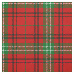 Tela Clan Morrison Red Tartan Fabric