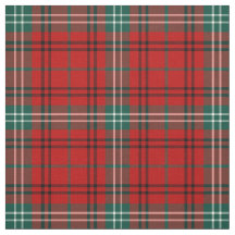 Clan Morrison Tartán Placa roja y verde