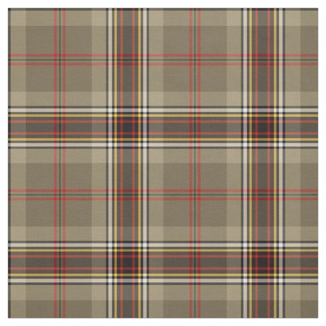 Tela Clan O'Keefe Tartan Tan Plaid (Retal)