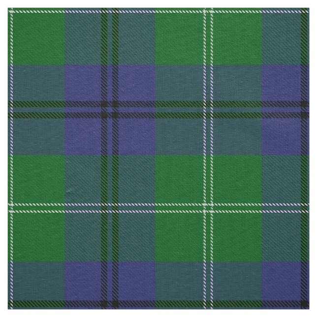Tela Clan Oliphant Tartán Plaid (Retal)