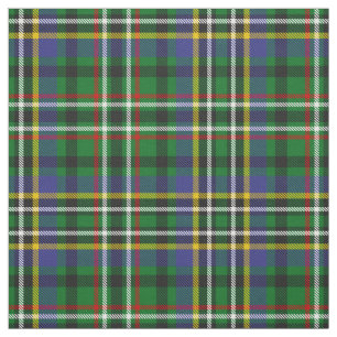 Tela Clan Scott Green Tartan Fabric