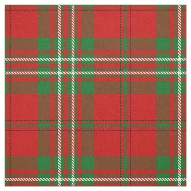 Tela Clan Scott Red Tartan Fabric (Retal)