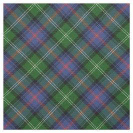 Tela Clan Sutherland Tartán - patrón diagonal medio