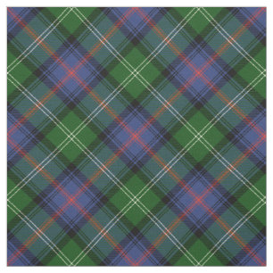 Tela Clan Sutherland Tartán - patrón diagonal medio