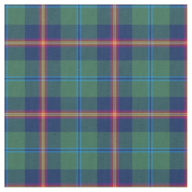 Tela Clan Young Tartan (De cerca)