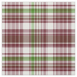 Tela Claret, Green Preppy Madras Style Plaid Sz6