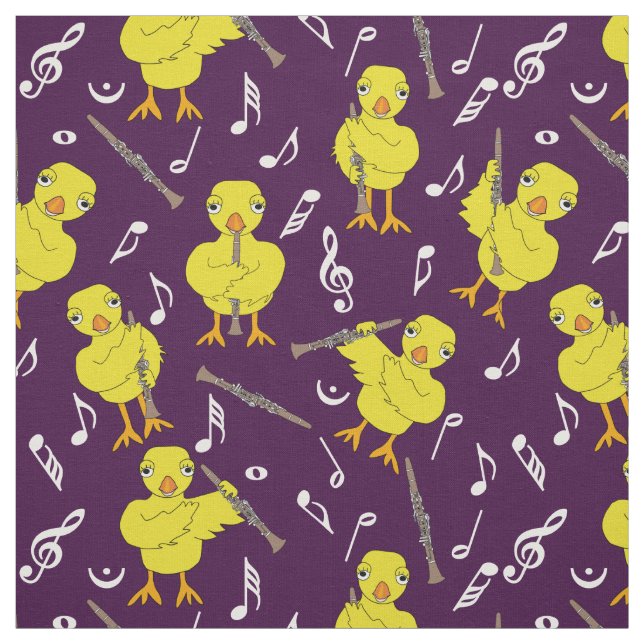Tela Clarinet Chick Music Notes (Retal)