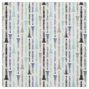 Tela Clarinet Musical Instrumental Banda Orquesta Azul