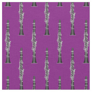 Tela Clarinets Músico Musical Decoración Púrpura
