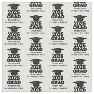 Tela Clase graduada 2026 en negrita