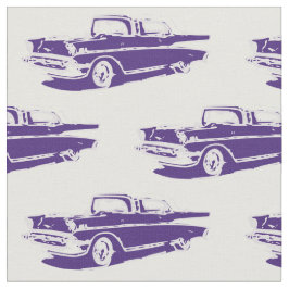 Tela clásica 1957 del coche de Chevrolet