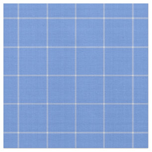 Tela Clásico cuadros de gingham grandes azul aciano