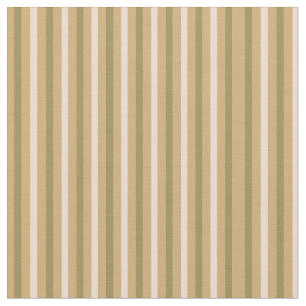 Tela Clásico Stripe Olive Green y Crema