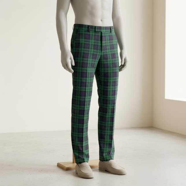 Tela Classic Green Checkered Polyester Poplin Fabric (Subido por el creador)