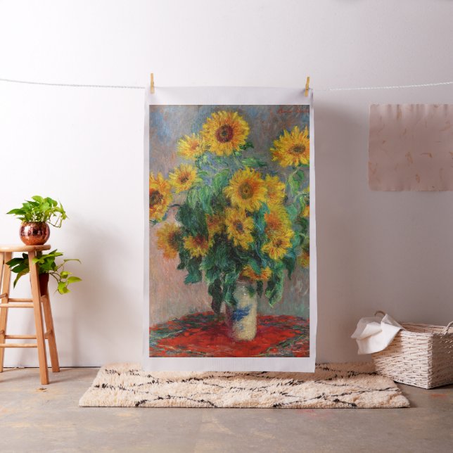 Tela Claude Monet - Bouquet de girasoles (In Situ)