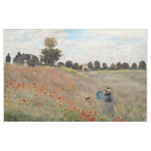 Tela Claude Monet - Campo de amapolas