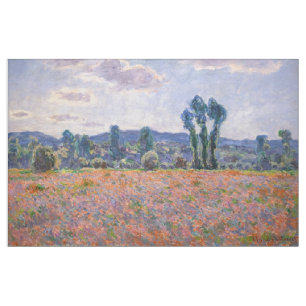 Tela Claude Monet - Campo de amapolas 1890 (Giverny)