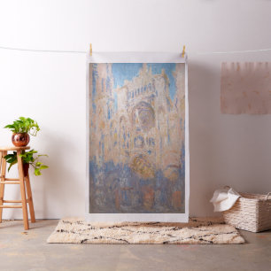 Tela Claude Monet - Catedral de Rouen al atardecer