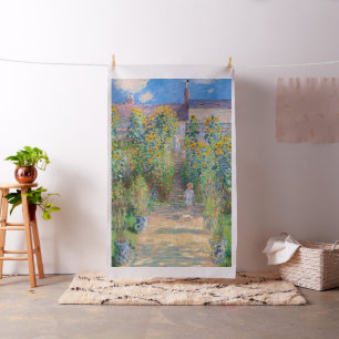 Tela Claude Monet - El jardín del artista en Vetheuil