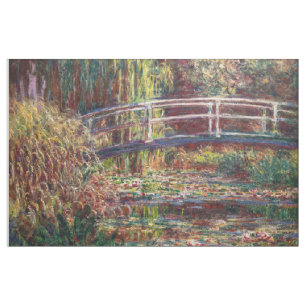 Tela Claude Monet - Estanque de nenúfares, Armonía Rosa
