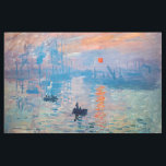 Tela Claude Monet - Impresión, amanecer<br><div class="desc">Impression,  Sunrise (Impression,  Soleil levant) - Claude Monet,  Oil on canvas,  Impression 1872,  Sunrise representa el puerto de Le Havre,  la ciudad natal de Monet.</div>