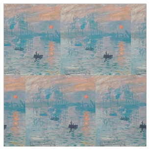 Tela Claude Monet Impresión Amanecer Francés