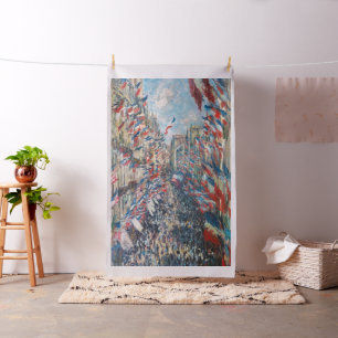 Tela Claude Monet - La Rue Montorgueil - París