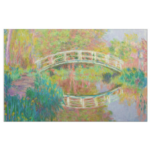 Tela Claude Monet - Puente de futbol japonés, Giverny