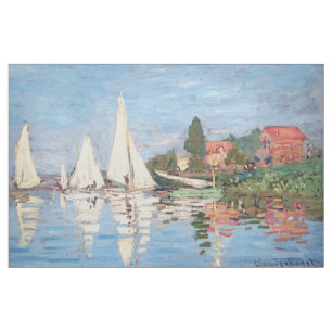 Tela Claude Monet - Regatas en Argenteuil