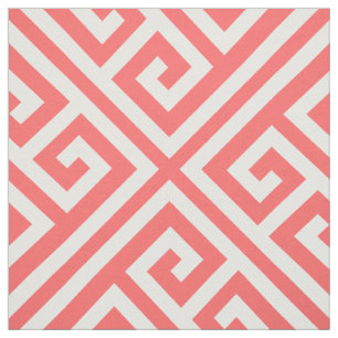 Tela Clave Coral Griega Gran Escala