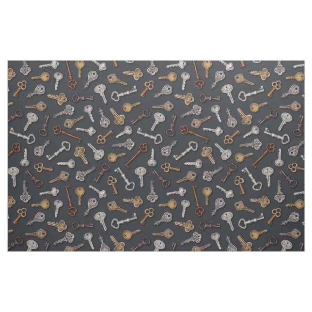 Tela Claves antiguas y antiguas ("Cuarto gordo" (fat quarter))