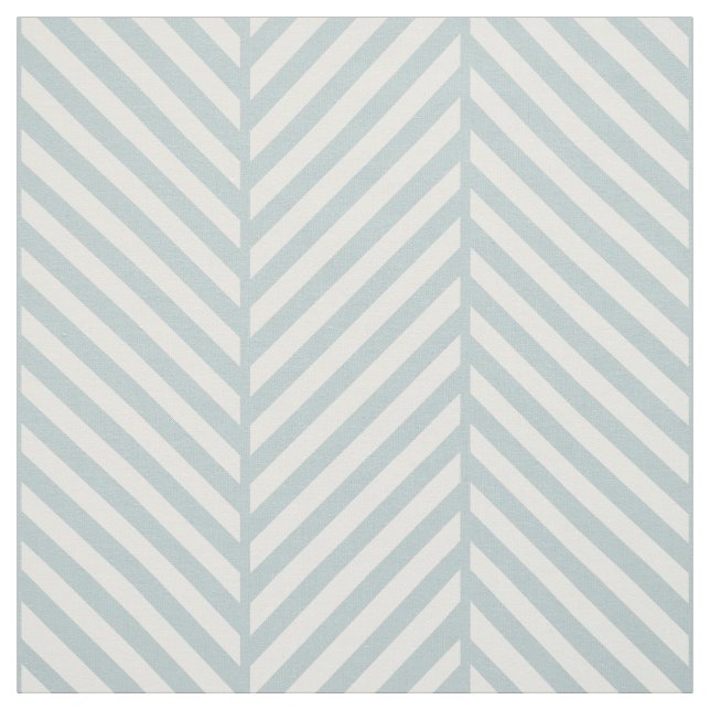 Tela Cloud Blue Herringbone Large Scale (Retal)