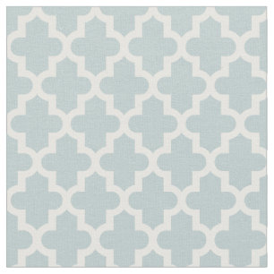 Tela Cloud Blue Moroccan Print