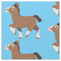 Clydesdale en dibujo animado