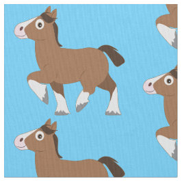 Tela Clydesdale en dibujo animado
