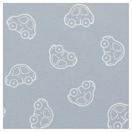 Tela Coches Vehículo Moderno Lindo Niño Azul Boho Simpl