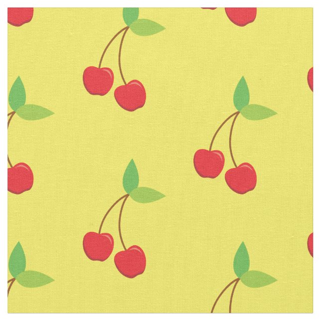 Tela Cocina de cerezo de frutas con salsa de frutas (De cerca)
