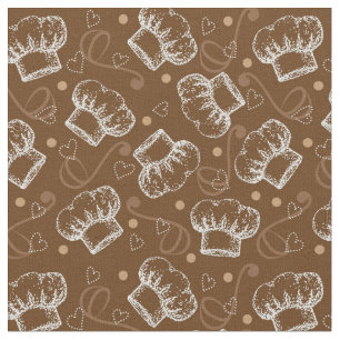 Tela Cocinar el modelo con el gorra del cocinero