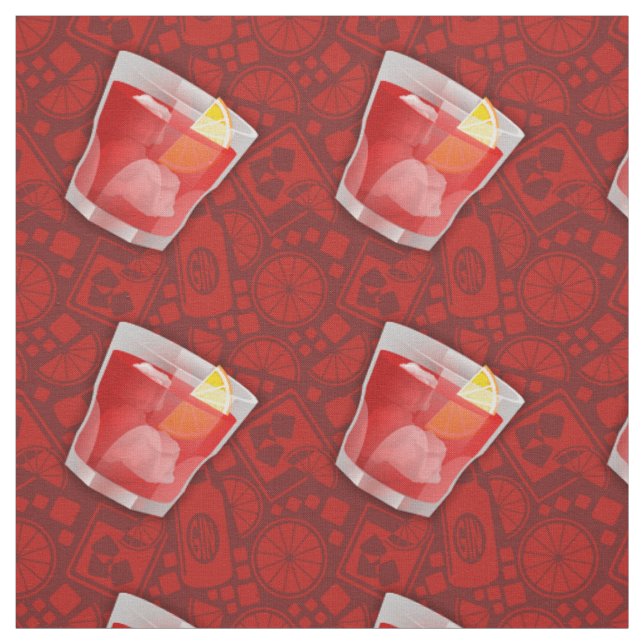 Tela Cóctel Negroni (Retal)