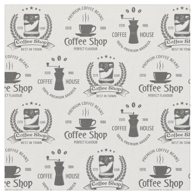 Tela Coffee House Logos (De cerca)
