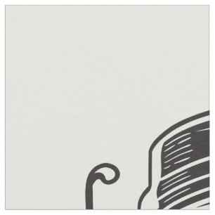 Tela Coffee Superhero Fabric