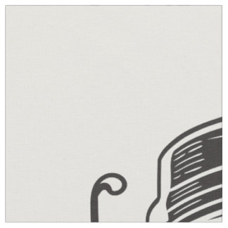 Tela Coffee Superhero Fabric